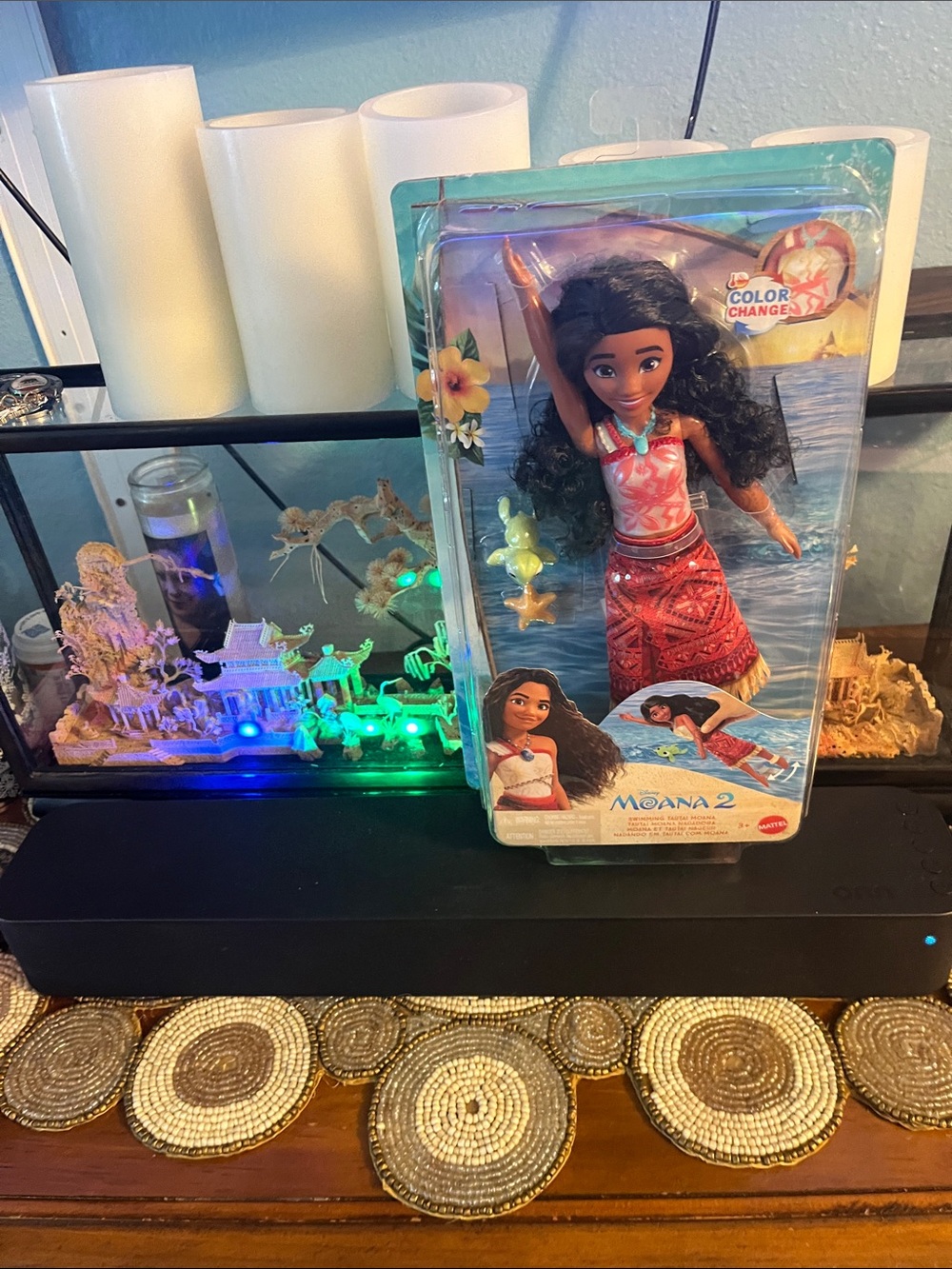 Disney Moana 2 Doll with Red and Pink Outfit